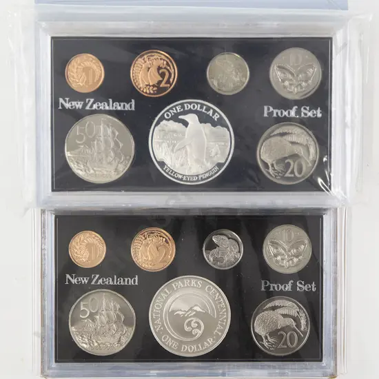 Two NZ Proof Coin Issues