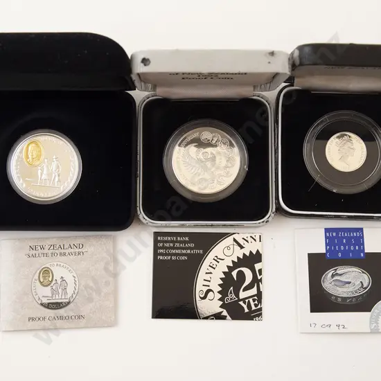 NZ Silver Proof Coins