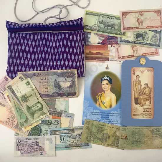 Selection Various World Bank Notes