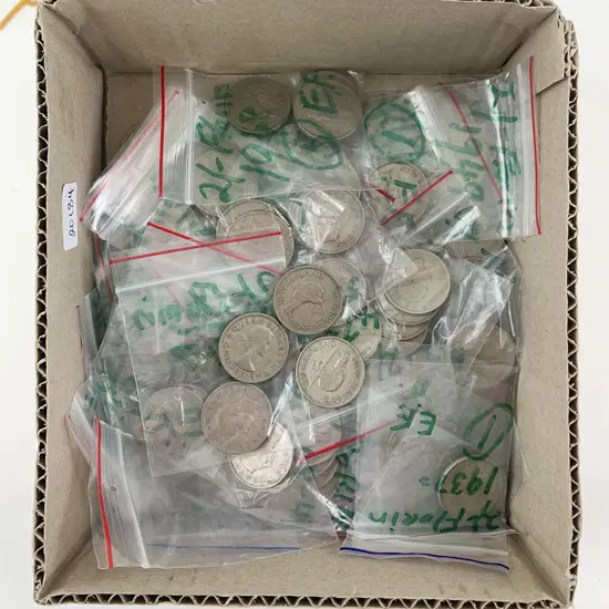 NZ Qty One Florin Coins