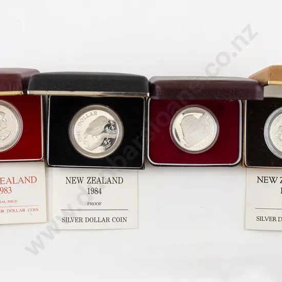 NZ Four Proof Silver $1