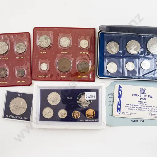 Fiji and Australian Coin Sets
