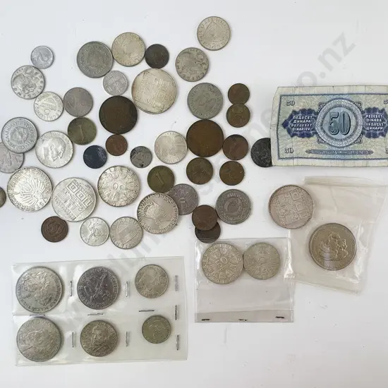 Qty Vintage Pocket Change Coinage