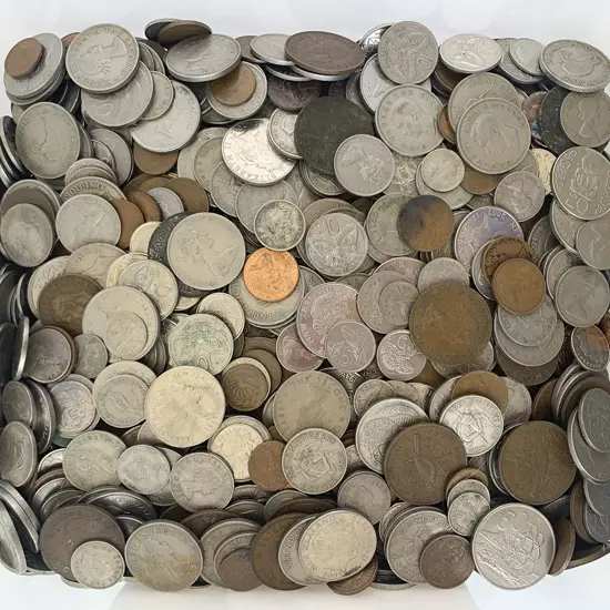 Qty NZ Pre-decimal and Decimal Pocket Change Coinage