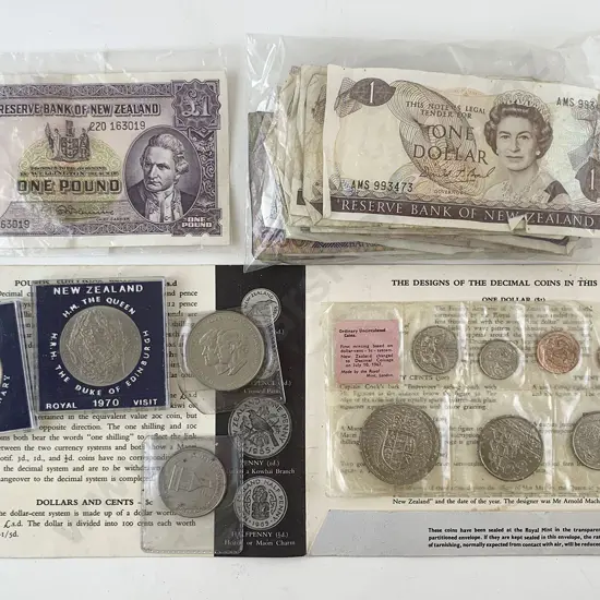 Selection Vintage Banknotes
