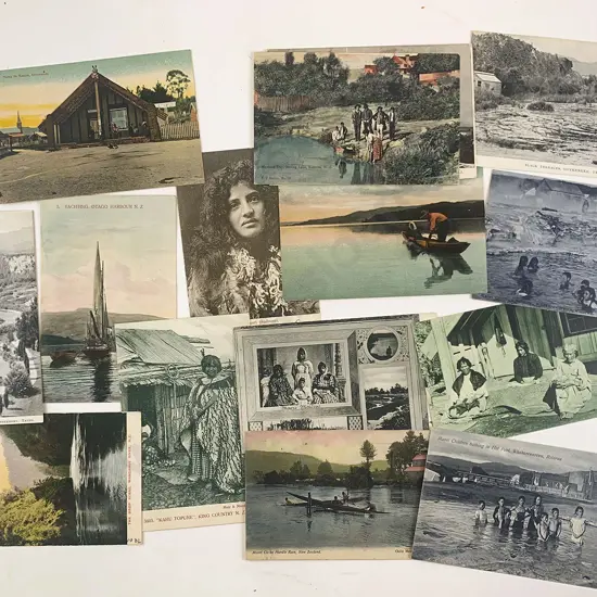 16 Early NZ Rotorua and Regions Postcards