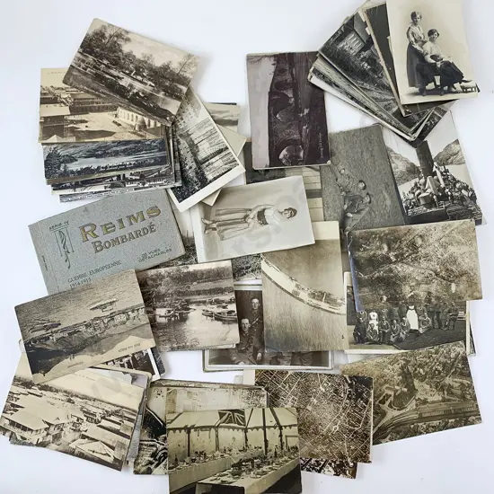 Bundle Qty Mainly European Scene Postcards with some military
