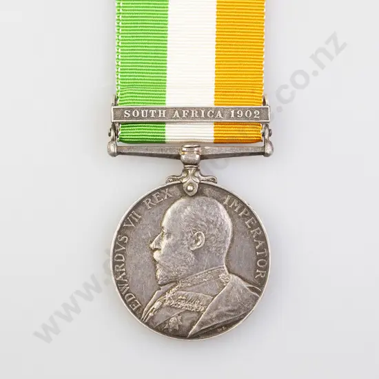 Edward VII Kings South Africa Medal 1901-02