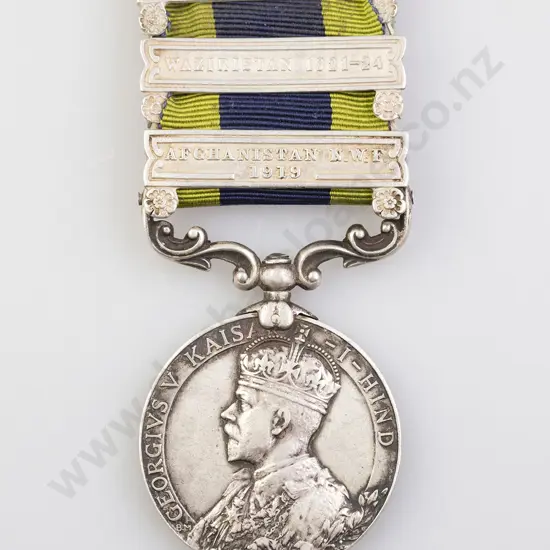 GeoV (1909) India General Service Medal 1908 to 1935 with Afghanistan N.W.F. 1919