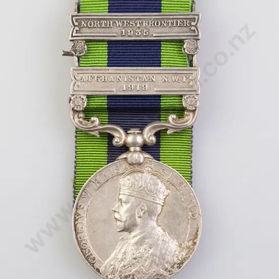 GeoV (1909) India General Service Medal 1908 to 1935