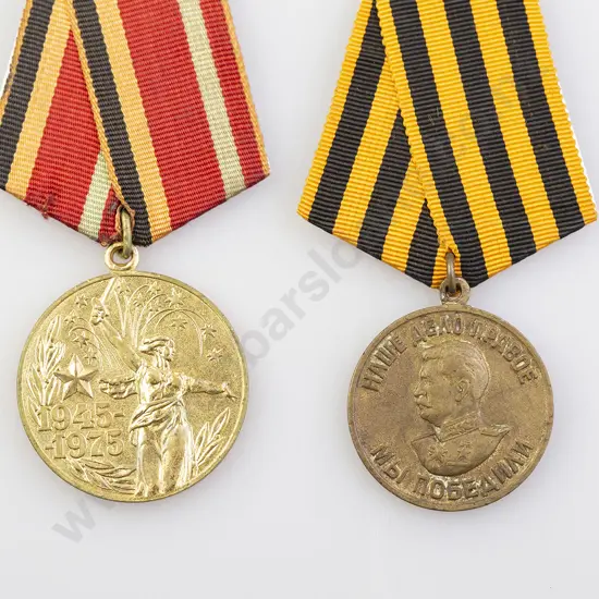 Two Russian Commemorative Medals