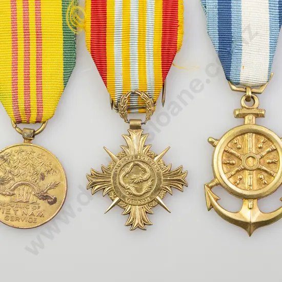 Group of Three US Military Vietnam Service Medals