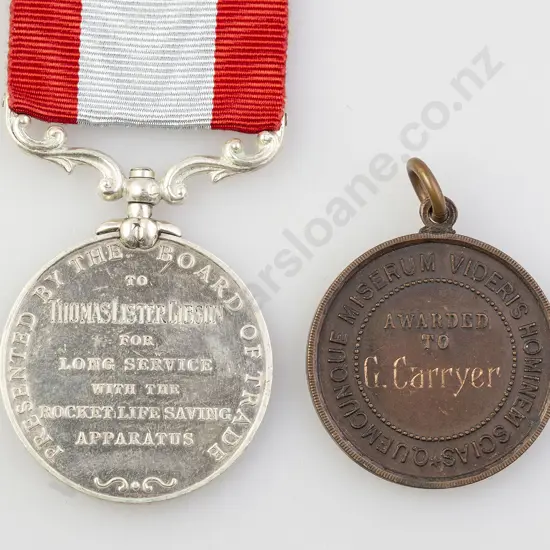Two Life Saving Medals