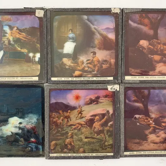 Six Magic Lantern Slides