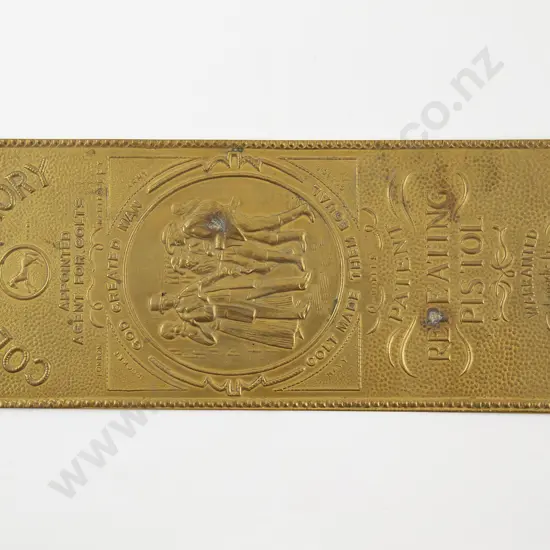 Replica Colts Armory Door Plate