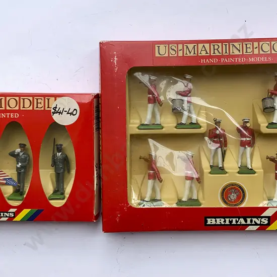 Boxed Britains No 7306 US Army Colour Party