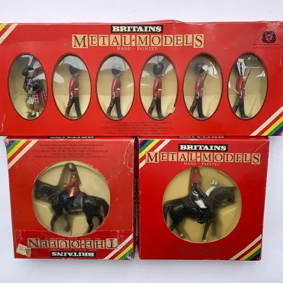 Four Boxed Britains Set Mixed Lot and single figures