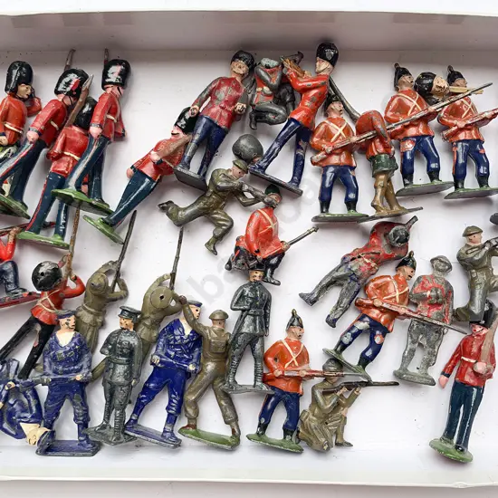 Collection Vintage Mainly Britains Lead Soldiers (25)