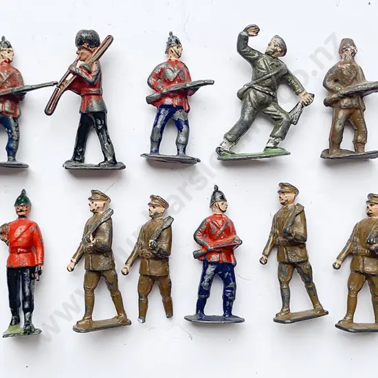 Collection Vintage Mainly Johillco Lead Soldiers