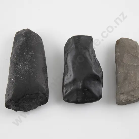 Three Pre- European Toki (Adze Blades) Pre-European Toki (Adze Blade)