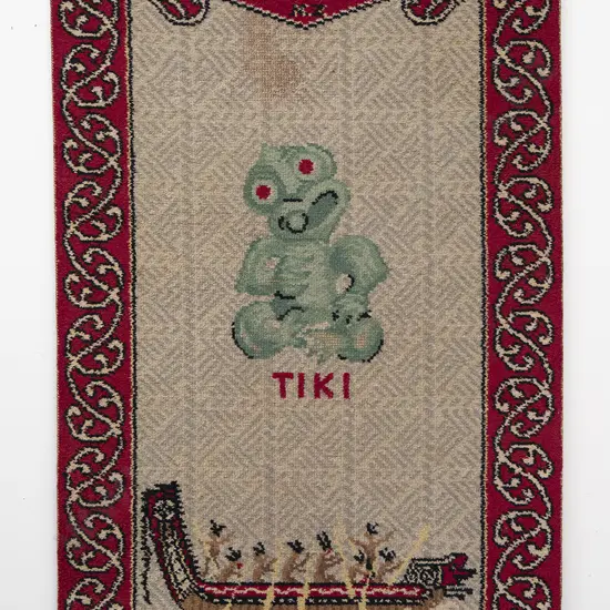 Rare Tattersfield Maori Legend Rug