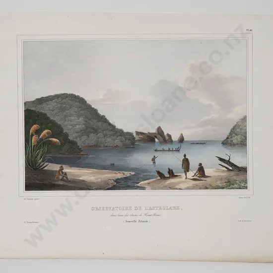Louis Auguste De Sainson  hand coloured lithograph