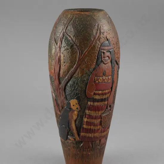 Jane Brenkley Carved Vase