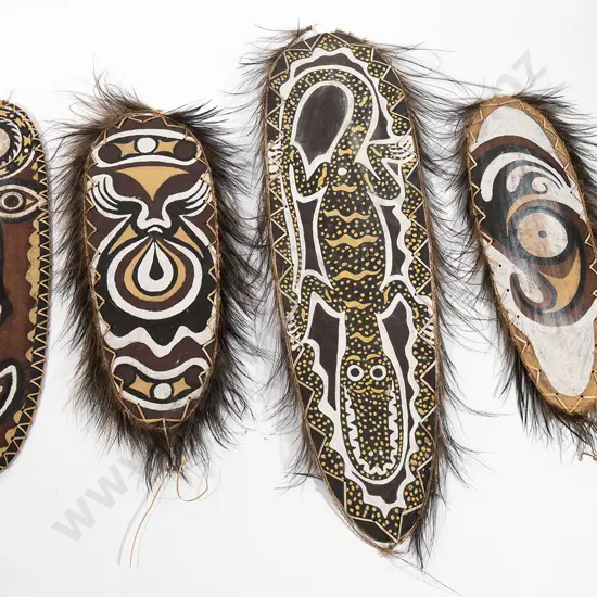 Papua New Guinea. Four Gogodala masks