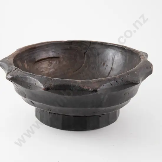 Early 19th century Melanesian Wooden Feast Bowl