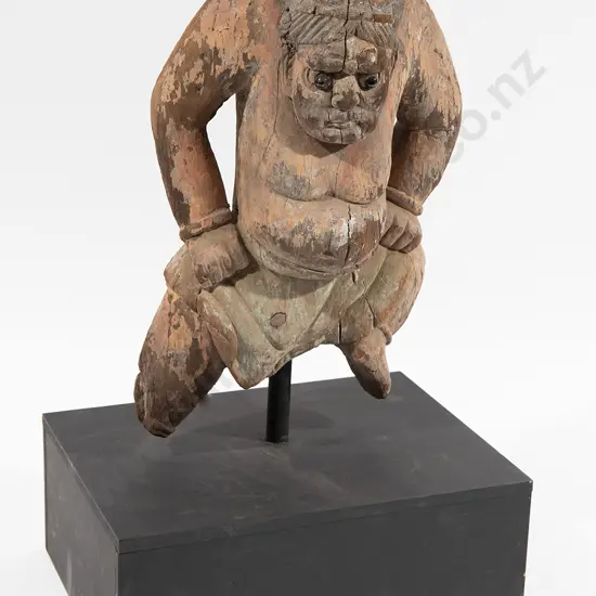 An Impressive Ming Dynasty Temple Guardian figure