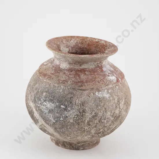 Rare Thai Bronze Age Red Slip Jar