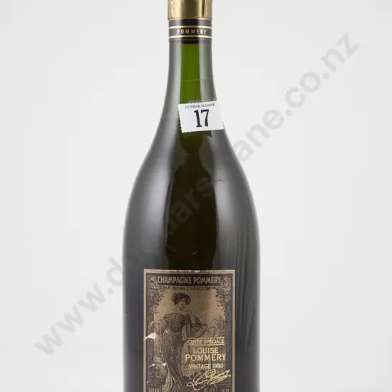 1 bottle 1980 Louise Pommery Cuvee Speciale Champagne