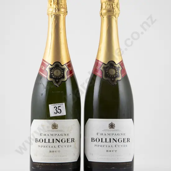 2 bottles NV Bollinger Special Cuvee Brut Champagne