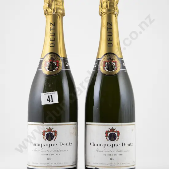 2 bottles NV Deutz & Geldermann Gold Lack Brut Champagne