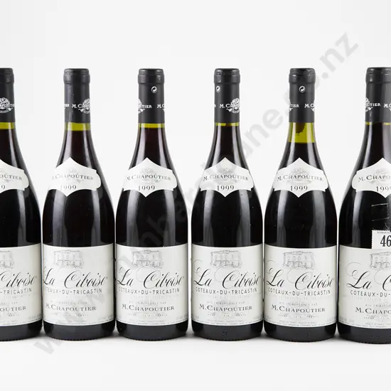 6 bottles 1999 M Chapoutier Coteaux Du Tricastin La Ciboise