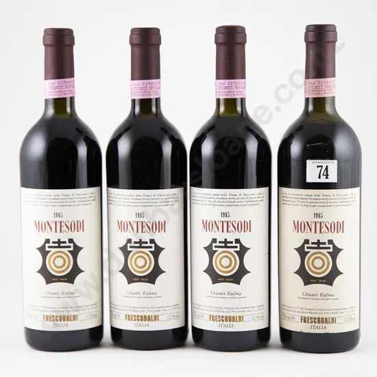 4 bottles 1985 Marchesi Frescobaldi Montesodi Chianti Rufina