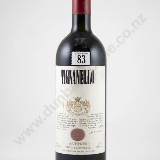 1 bottle 1985 Marchesi Antinori Tignanello