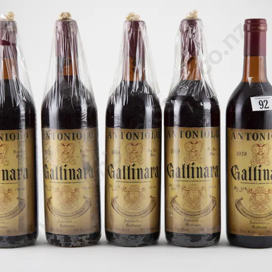 5 bottles 1979 Antoniolo Gattinara