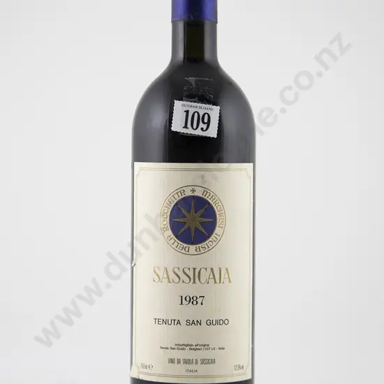 1 bottle 1987 Tenuta San Guido Sassicaia Bolgheri