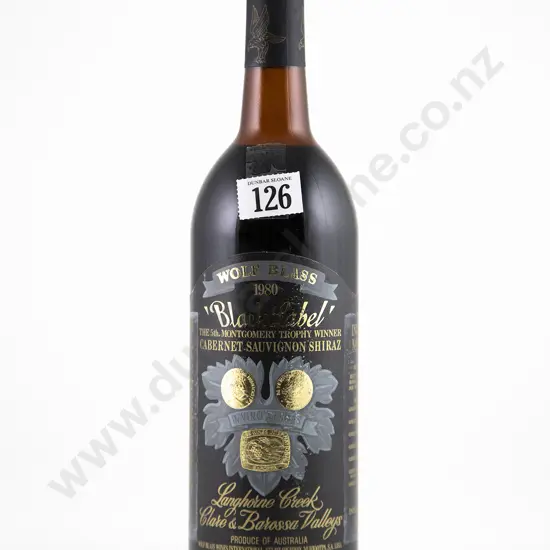 1 bottle 1980 Wolf Blass 'Black Label' Cabernet Sauvignon - Shiraz