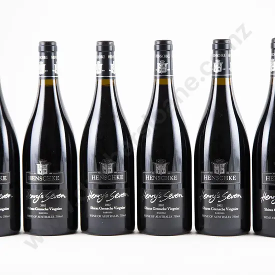 6 bottles 2002 Henschke Henry's Seven Shiraz Grenache Viognier