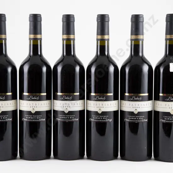 6 bottles 2000 Babich The Patriarch