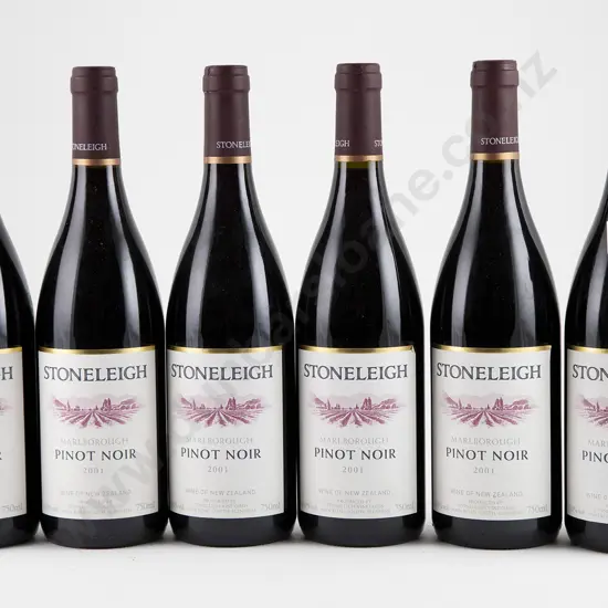 6 bottles 2001 Stoneleigh Pinot Noir