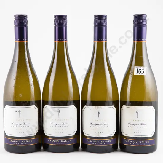 4 bottles 2002 Craggy Range Sauvignon Blanc
