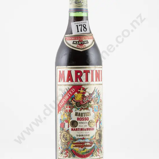 1 bottle Martini Rosso bottled C1980's