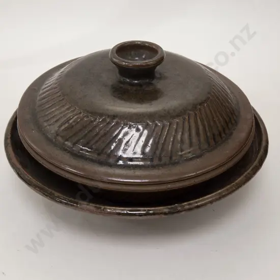 Mirek Smisek Lidded Casserole Dish (Repaired) Together With Other Large Table Bowl