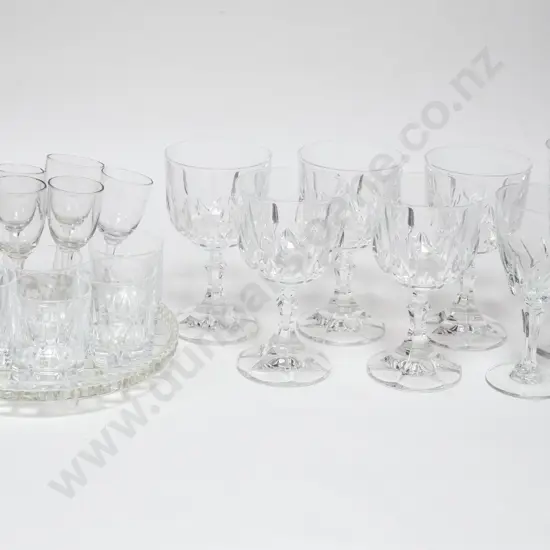 Box of Assorted Crystal and Glassware