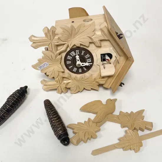 Small Carved Cuckoo Clock