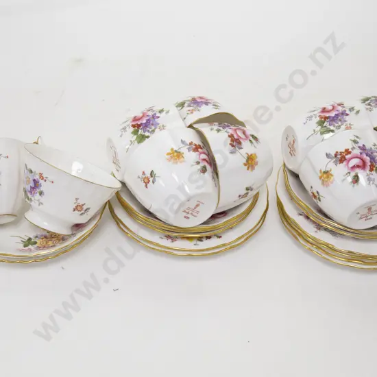 Quantity of RCD "Darby Posies" Tea China