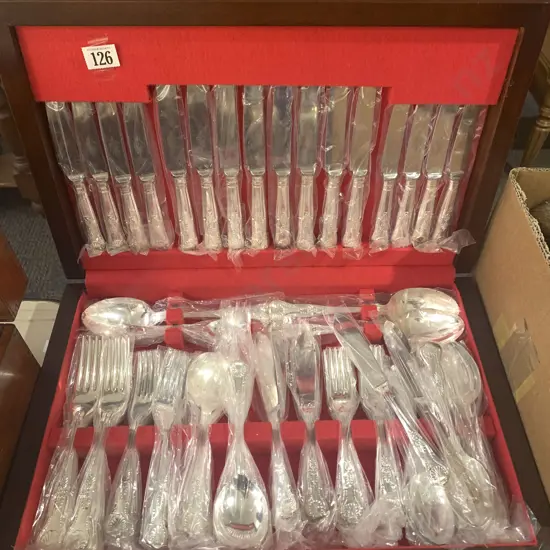 Canteen of King's Pattern Cutlery